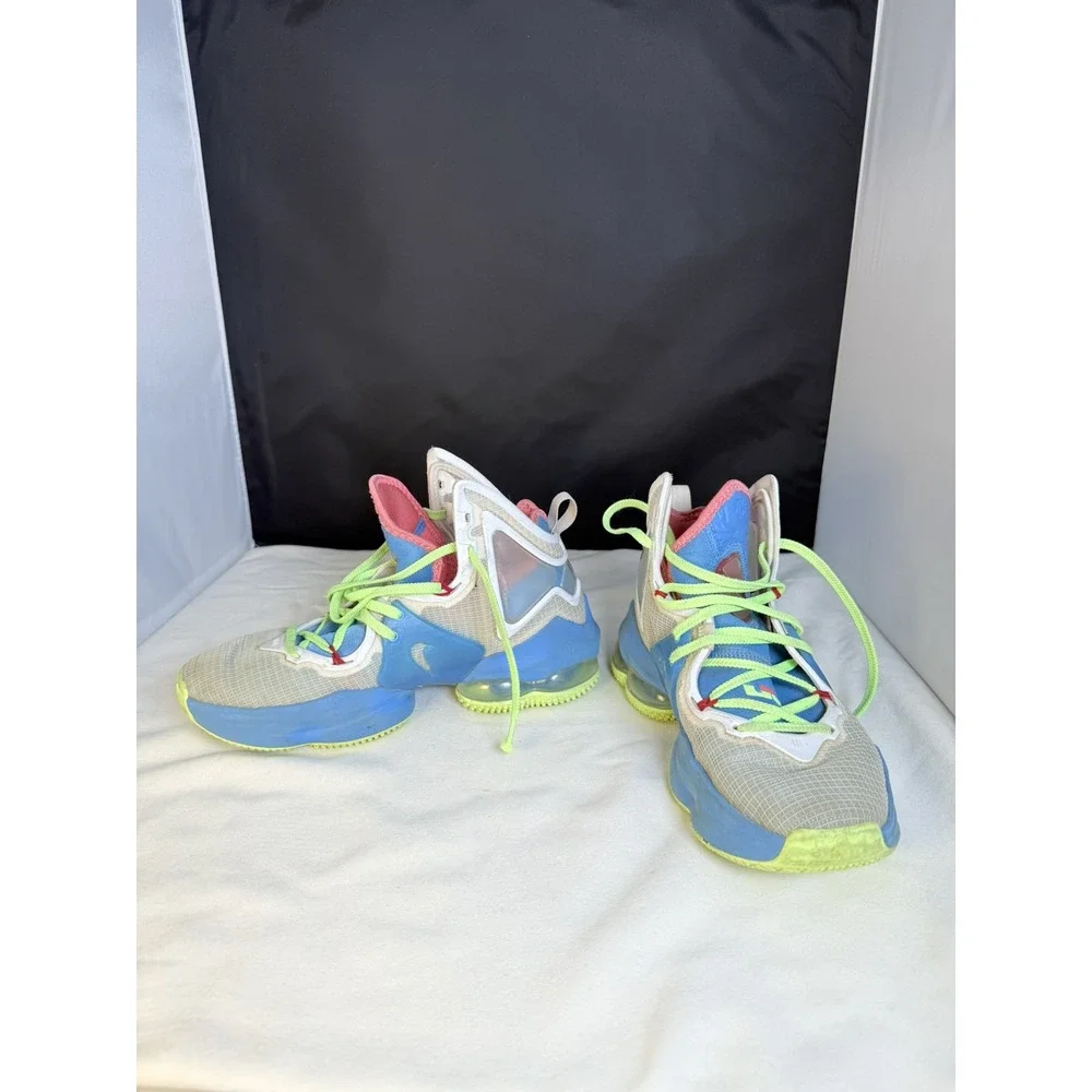 Nike Lebron XIX 19 Dutch Blue White DC9339-400 Shoes‎ Sneakers Kids 6.5